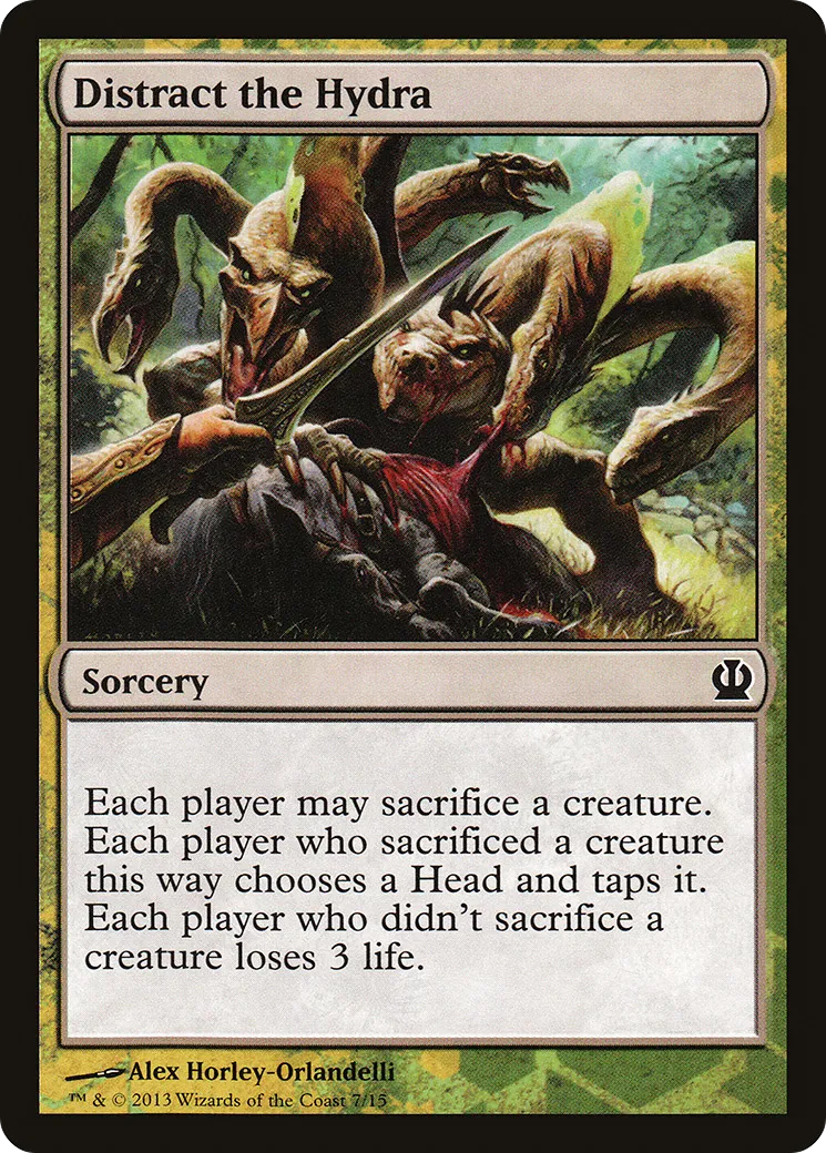 Distract the Hydra — Face the Hydra — Magic: The Gathering