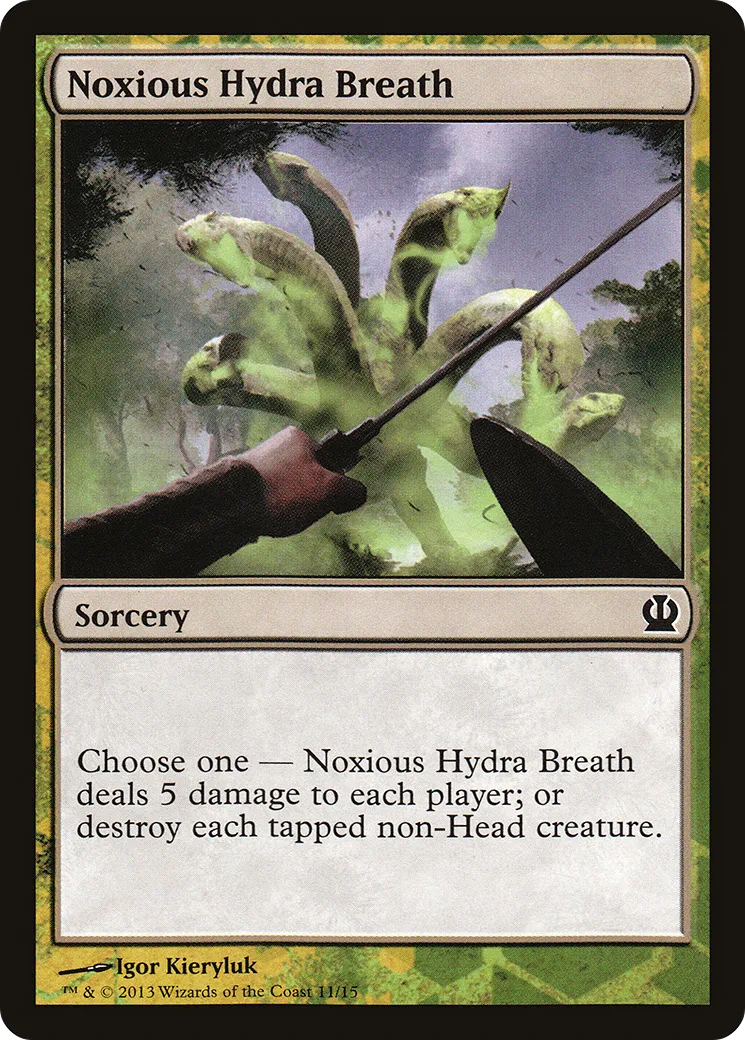 Noxious Hydra Breath — Face the Hydra — Magic: The Gathering