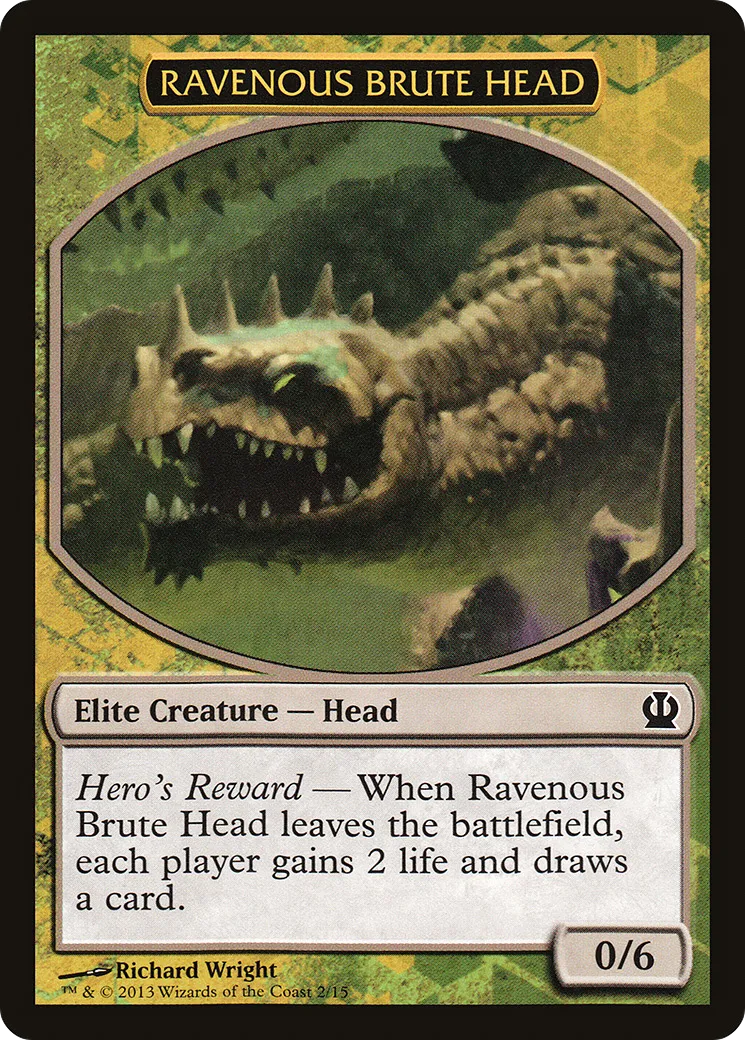 Ravenous Brute Head — Face the Hydra — Magic: The Gathering