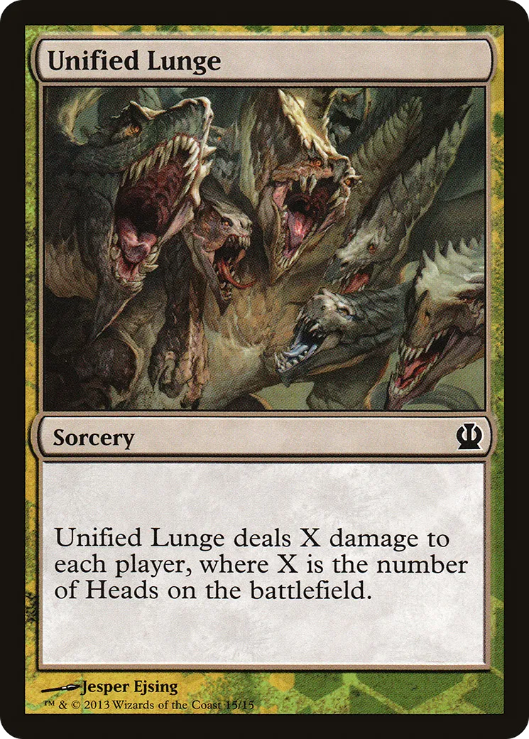 Unified Lunge — Face the Hydra — Magic: The Gathering
