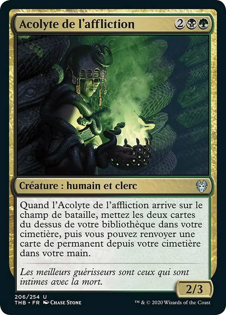 Acolyte de l'affliction — Theros Beyond Death — Magic: The Gathering