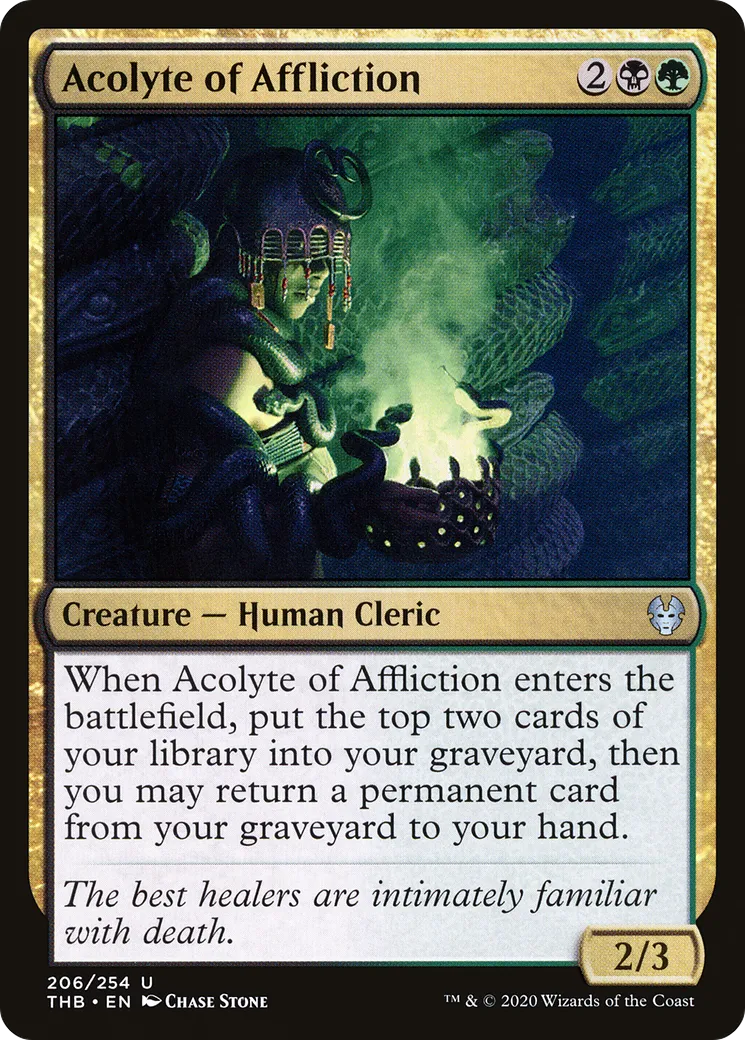 Acolyte de l'affliction — Theros Beyond Death — Magic: The Gathering