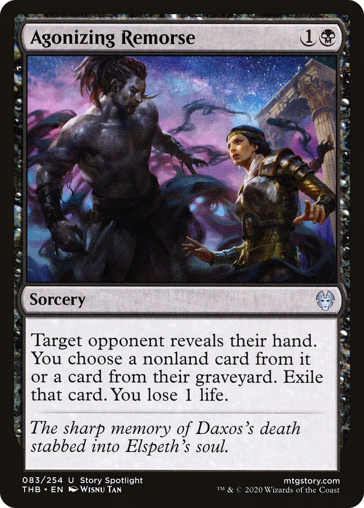 Agonizing Remorse — Theros Beyond Death — Magic: The Gathering