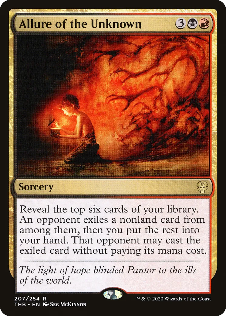 Attrait de l'inconnu — Theros Beyond Death — Magic: The Gathering