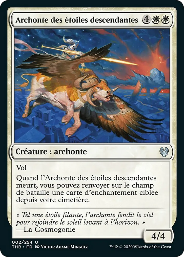 Archonte des étoiles descendantes — Theros Beyond Death — Magic: The Gathering