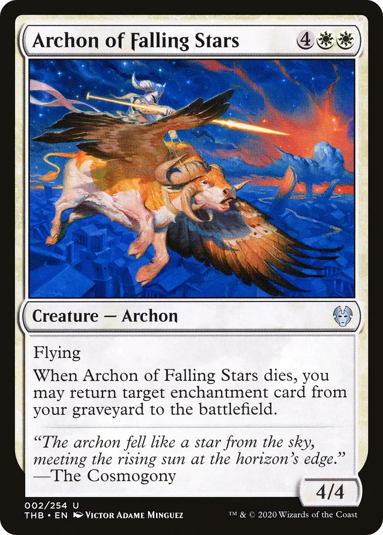 Archonte des étoiles descendantes — Theros Beyond Death — Magic: The Gathering