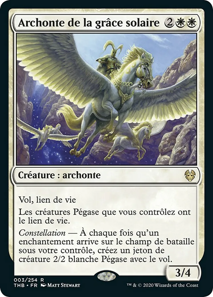 Archonte de la grâce solaire — Theros Beyond Death — Magic: The Gathering