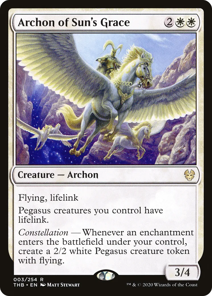 Archon of Sun's Grace — Theros Beyond Death — Magic: The Gathering