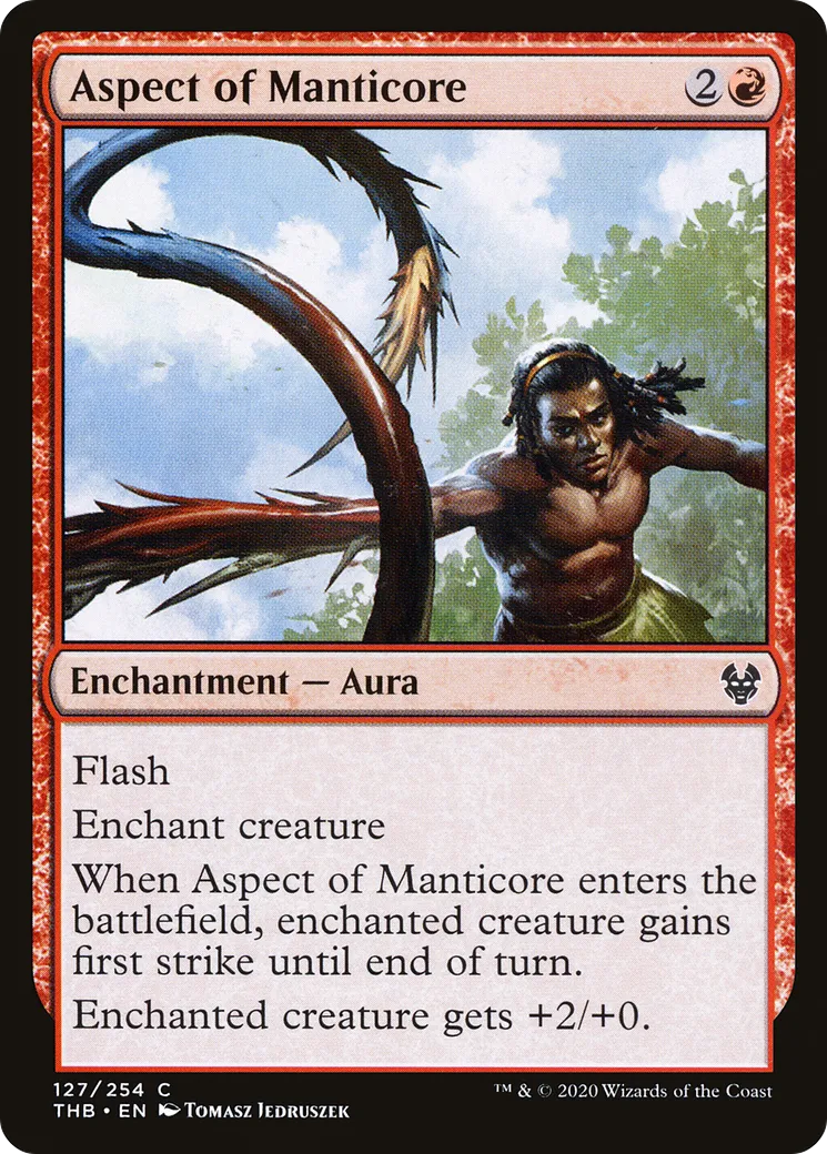 Aspect of Manticore — Theros Beyond Death — Magic: The Gathering