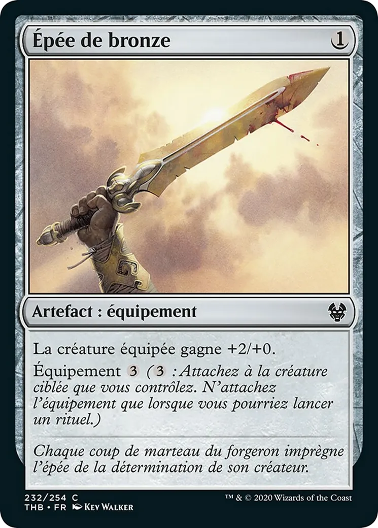 Épée de bronze — Theros Beyond Death — Magic: The Gathering