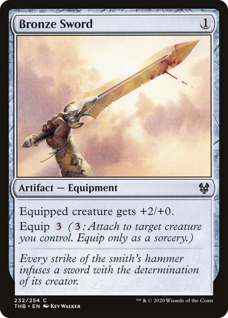 Épée de bronze — Theros Beyond Death — Magic: The Gathering