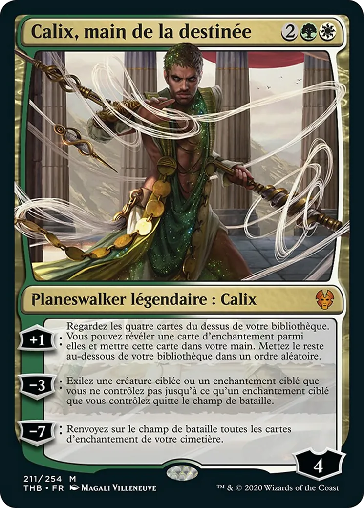 Calix, main de la destinée — Theros Beyond Death — Magic: The Gathering