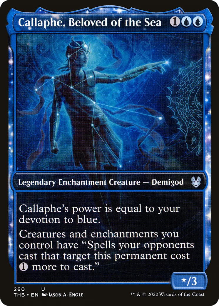 Callaphe, Beloved of the Sea — Theros Beyond Death — Magic: The Gathering