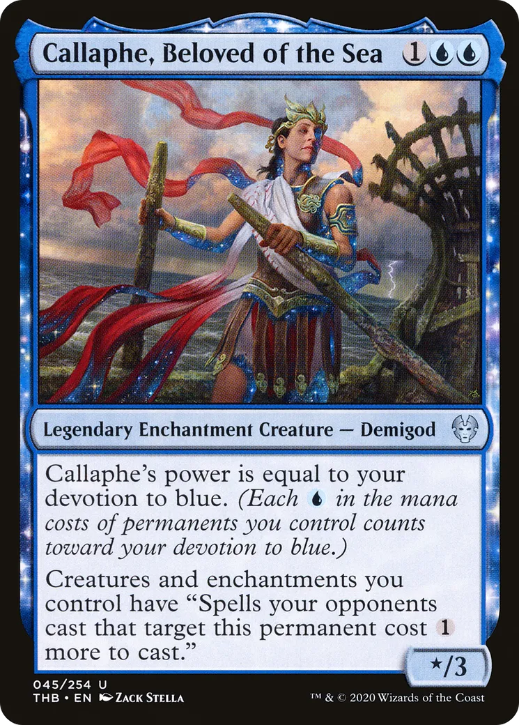 Callaphe, bien-aimée des Mers — Theros Beyond Death — Magic: The Gathering