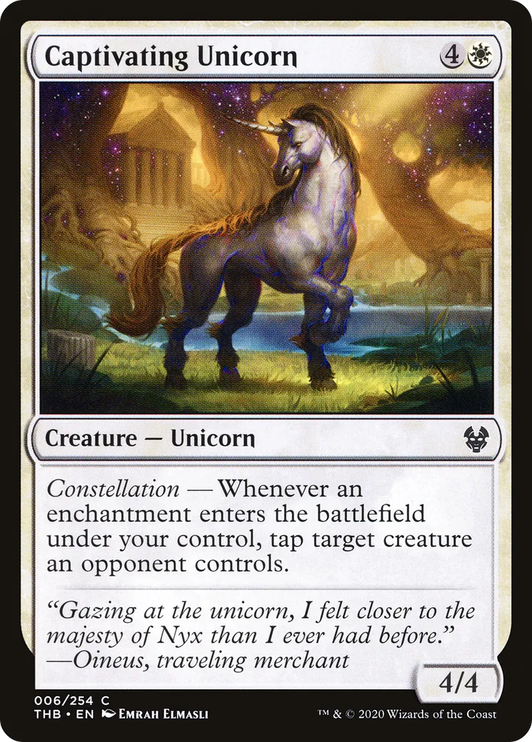 Captivating Unicorn — Theros Beyond Death — Magic: The Gathering