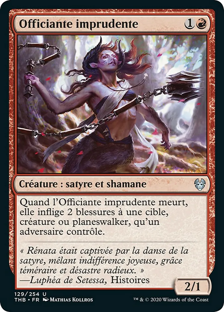 Officiante imprudente — Theros Beyond Death — Magic: The Gathering