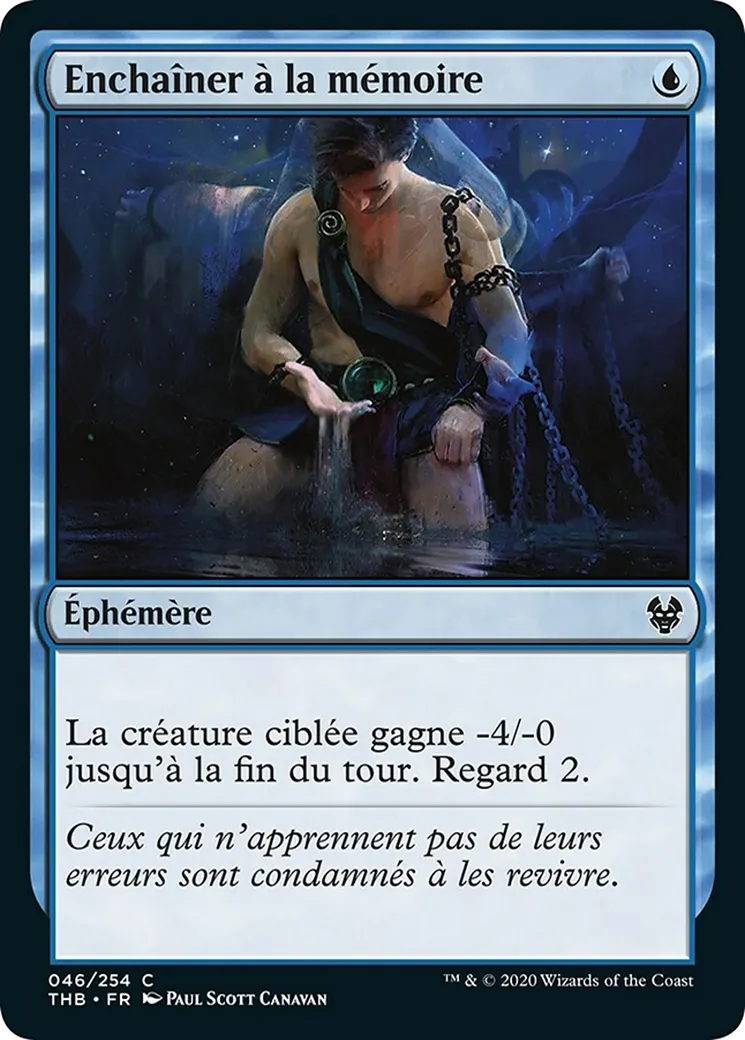 Enchaîner à la mémoire — Theros Beyond Death — Magic: The Gathering
