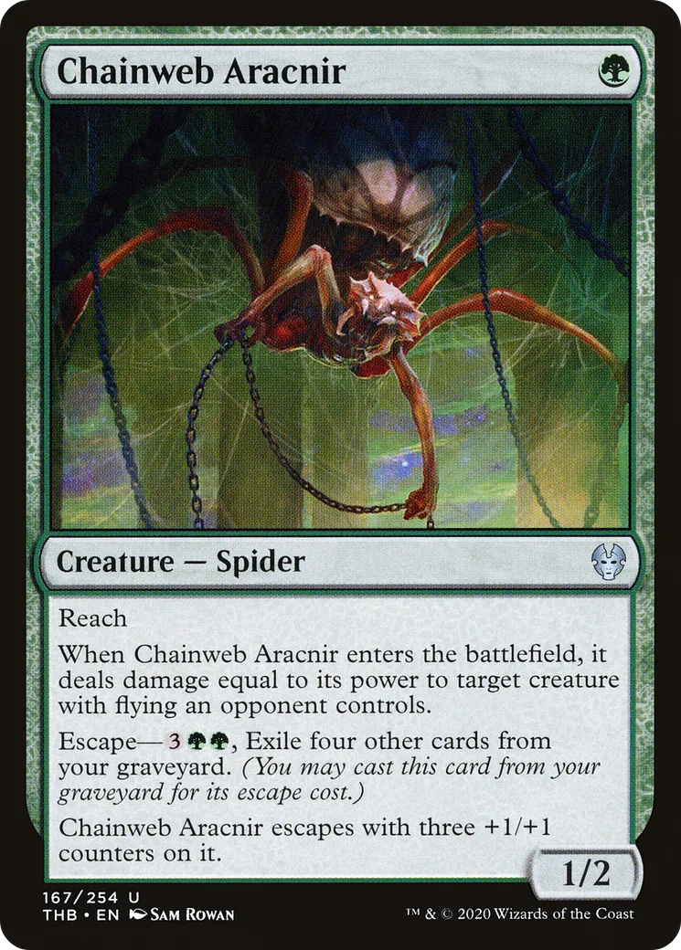 Chainweb Aracnir — Theros Beyond Death — Magic: The Gathering