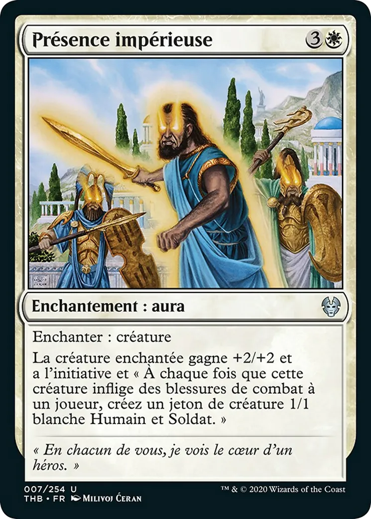 Présence impérieuse — Theros Beyond Death — Magic: The Gathering
