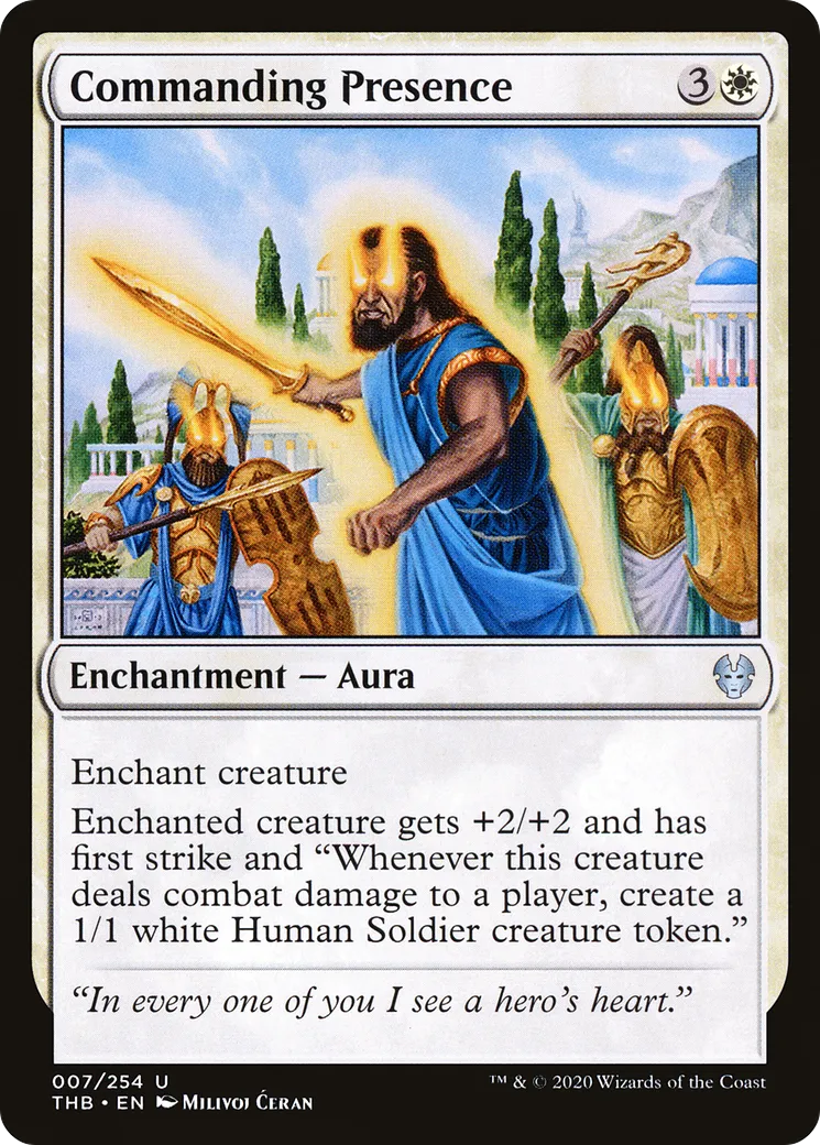 Commanding Presence — Theros Beyond Death — Magic: The Gathering