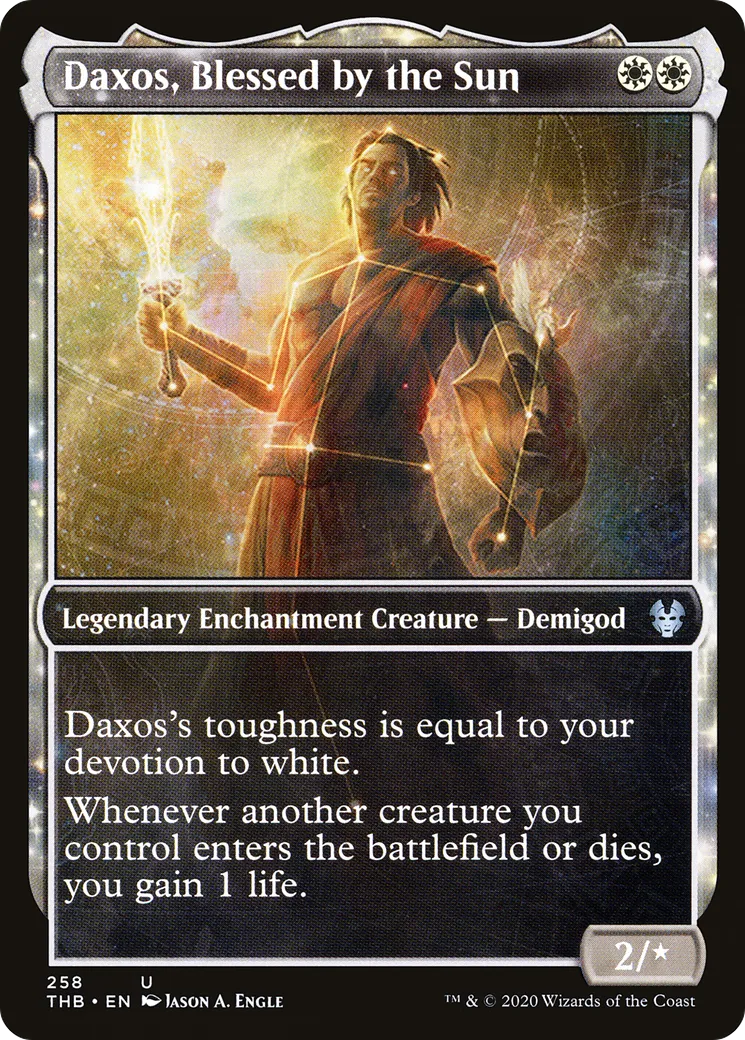 Daxos, béni par le soleil — Theros Beyond Death — Magic: The Gathering