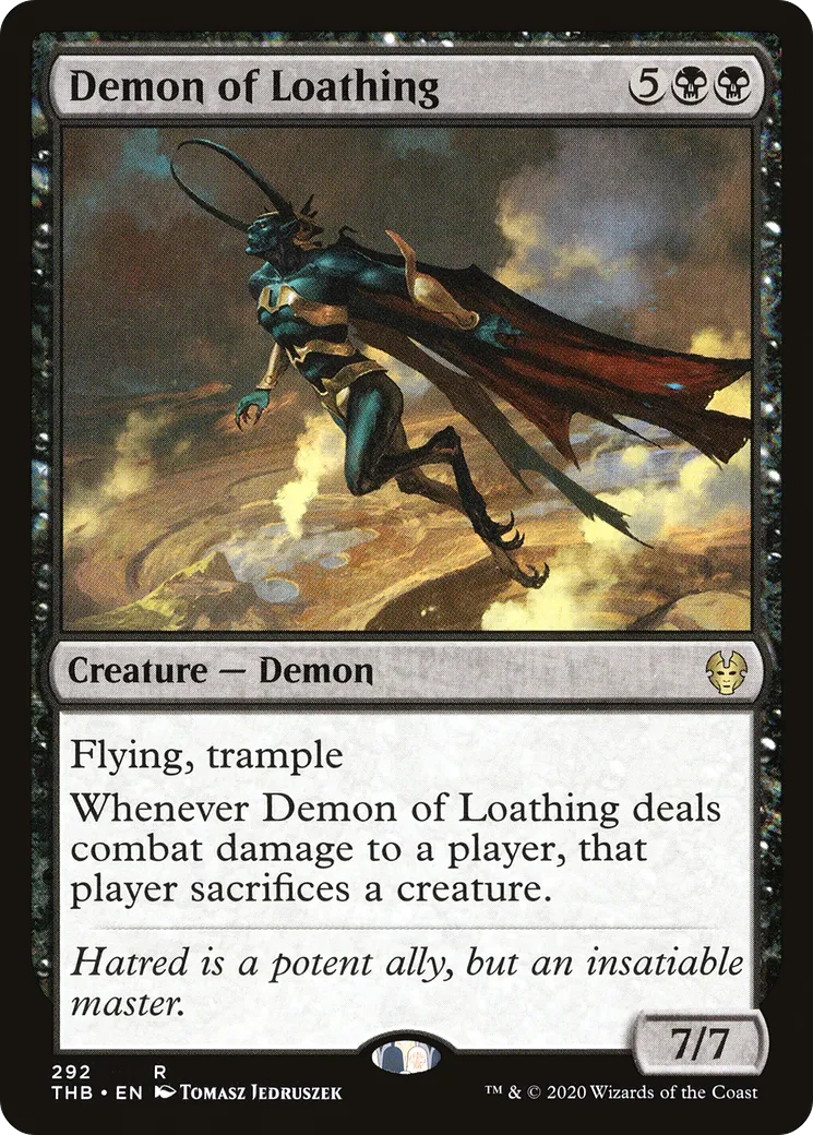 Demon of Loathing — Theros Beyond Death — Magic: The Gathering