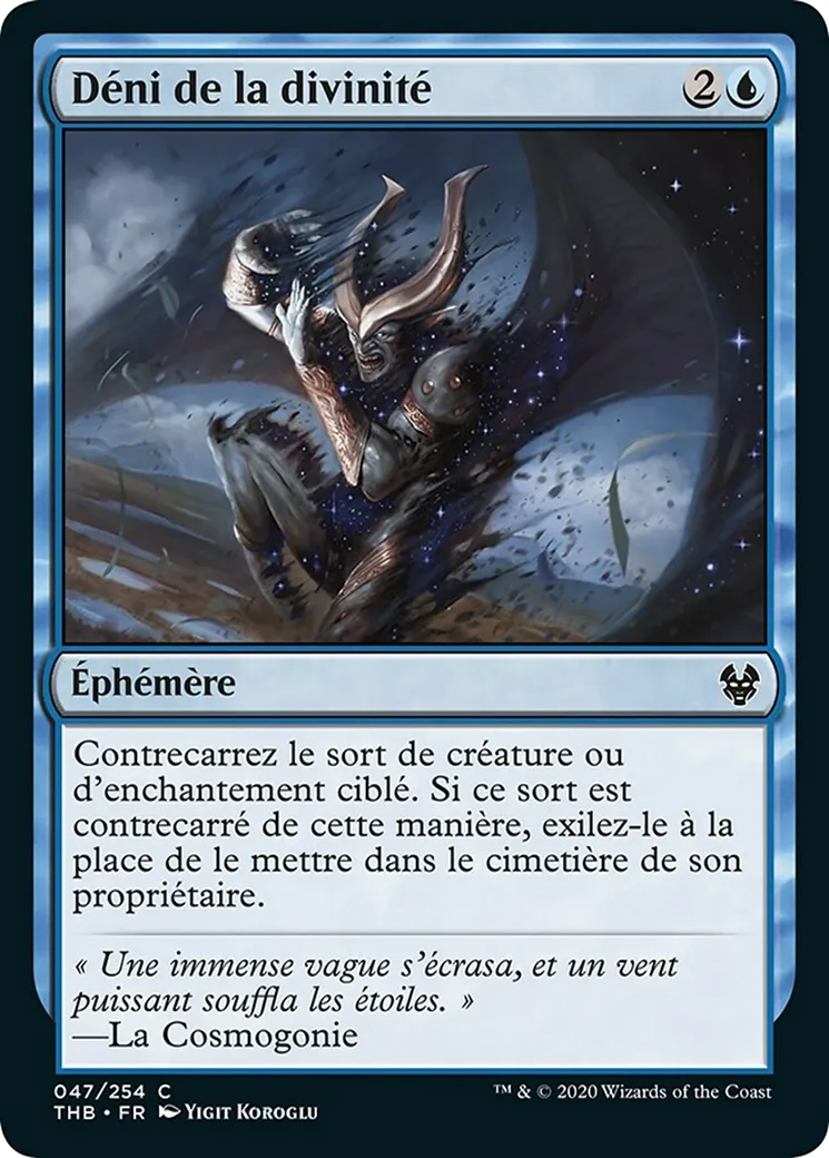 Déni de la divinité — Theros Beyond Death — Magic: The Gathering