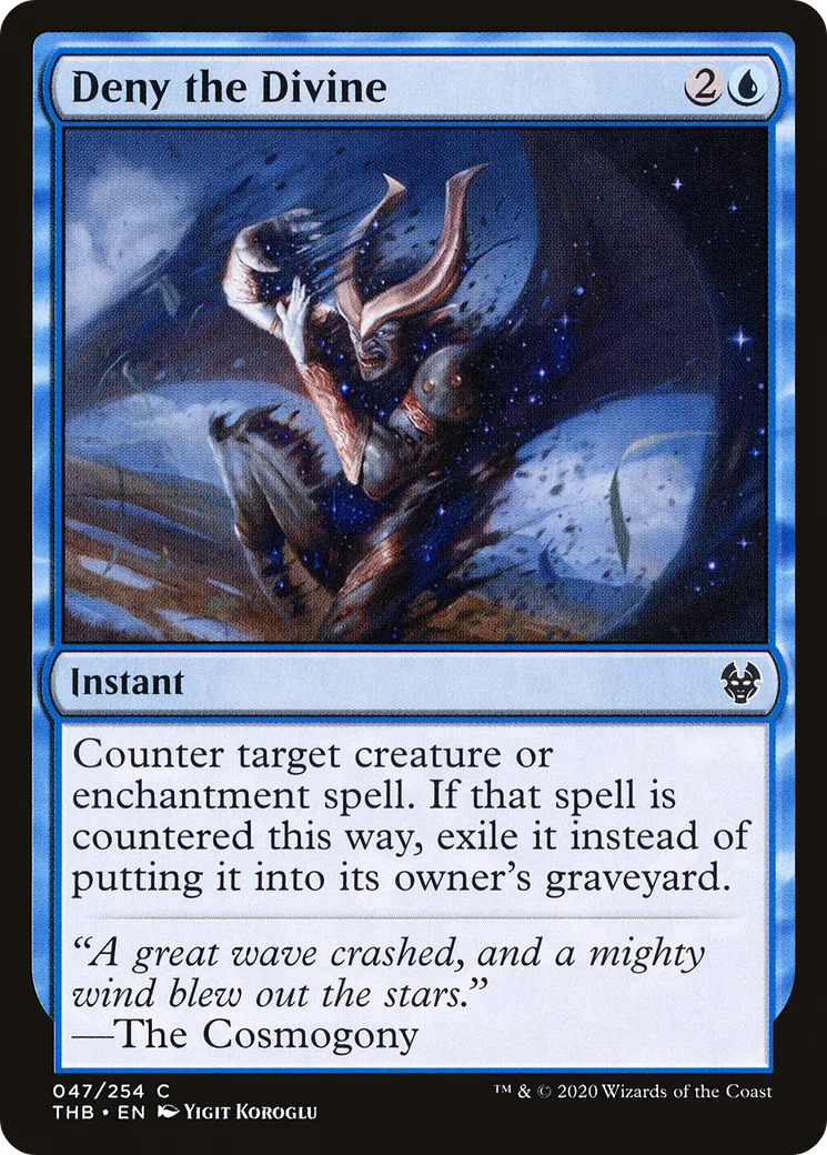 Déni de la divinité — Theros Beyond Death — Magic: The Gathering