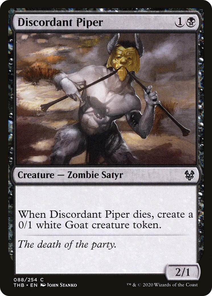 Joueur de flûte discordant — Theros Beyond Death — Magic: The Gathering