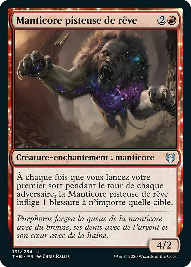 Manticore pisteuse de rêve — Theros Beyond Death — Magic: The Gathering
