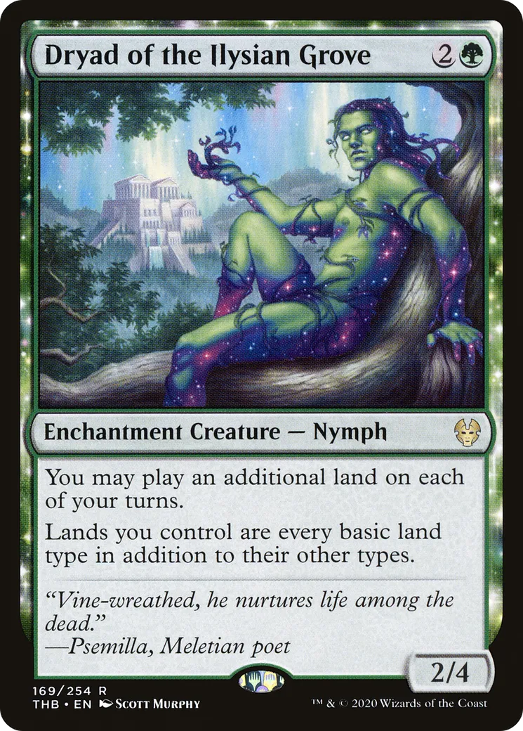 Dryad of the Ilysian Grove — Theros Beyond Death — Magic: The Gathering
