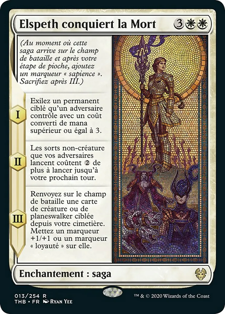 Elspeth conquiert la Mort — Theros Beyond Death — Magic: The Gathering
