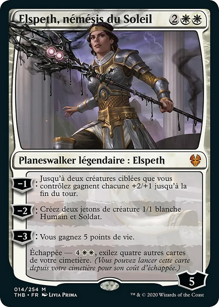 Elspeth, némésis du Soleil — Theros Beyond Death — Magic: The Gathering
