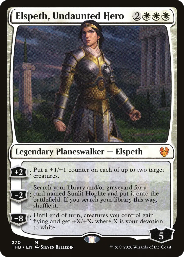 Elspeth, Undaunted Hero — Theros Beyond Death — Magic: The Gathering