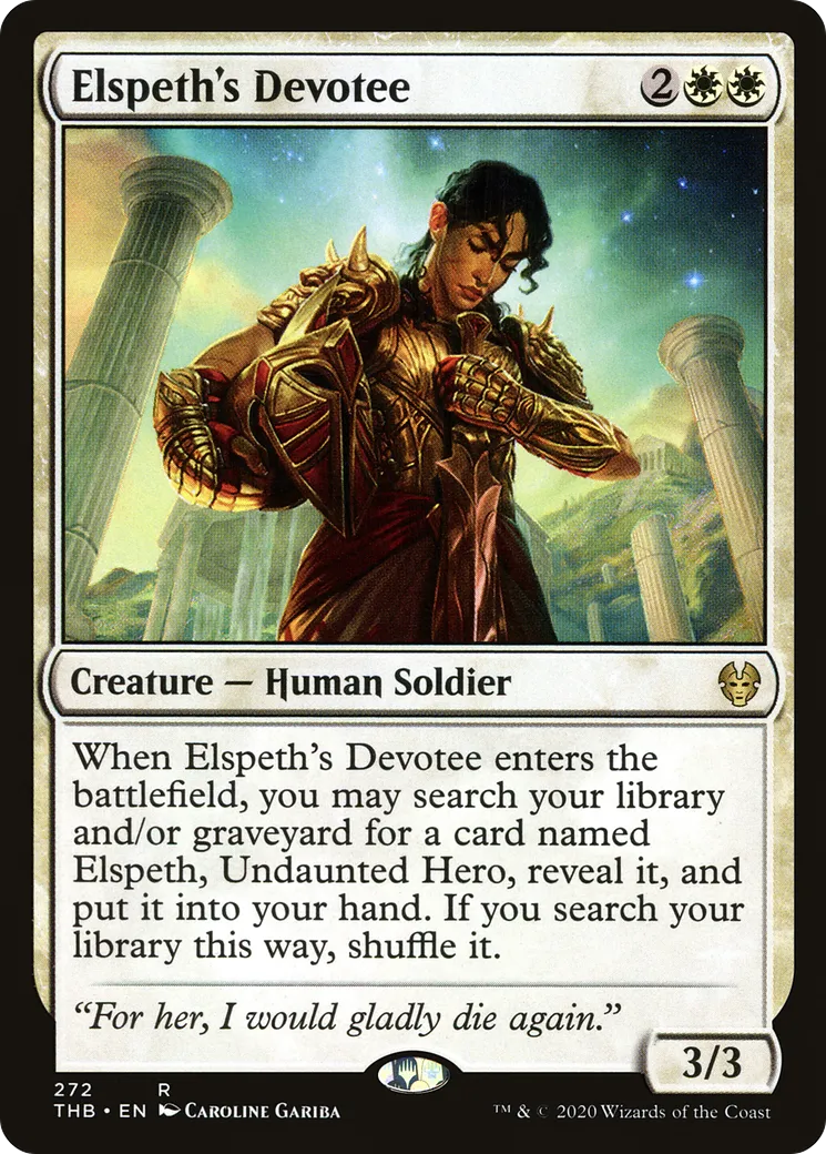 Elspeth's Devotee — Theros Beyond Death — Magic: The Gathering