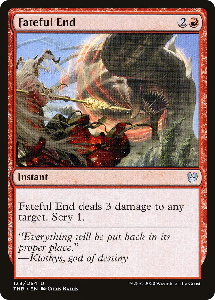 Fateful End — Theros Beyond Death — Magic: The Gathering