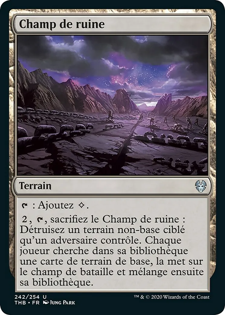 Champ de ruine — Theros Beyond Death — Magic: The Gathering