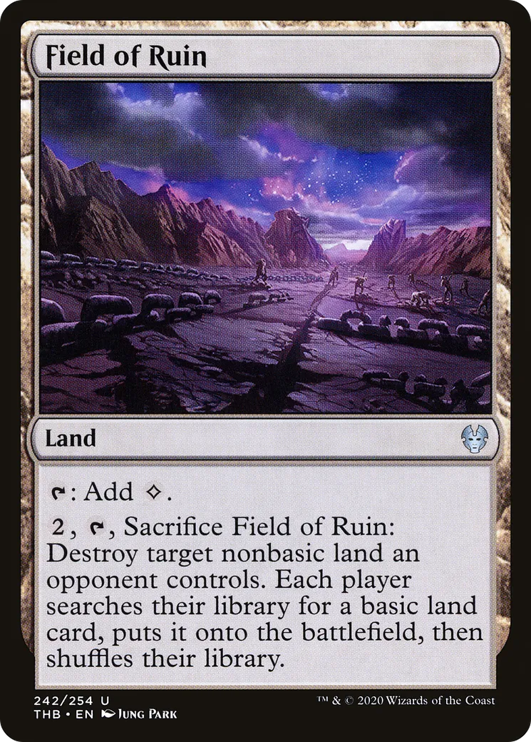 Field of Ruin — Theros Beyond Death — Magic: The Gathering
