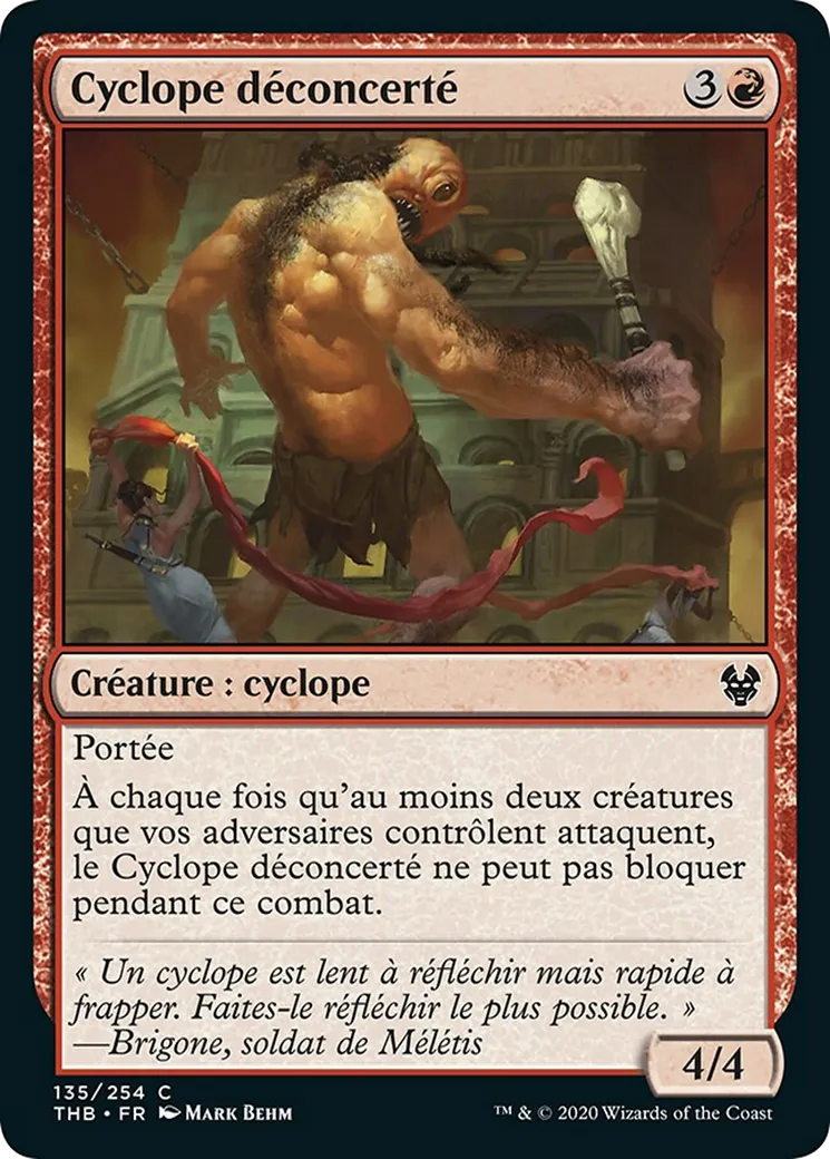 Cyclope déconcerté — Theros Beyond Death — Magic: The Gathering