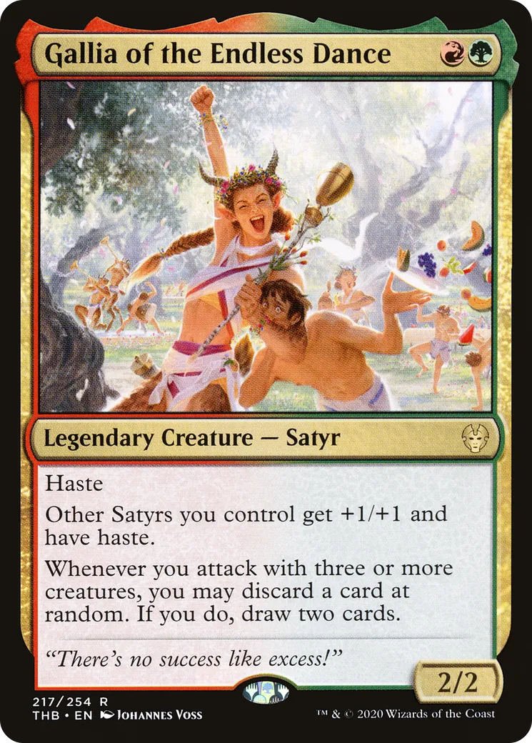 Gallia of the Endless Dance from Theros Beyond Death - Magic: The Gathering
