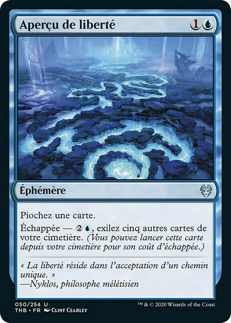 Aperçu de liberté — Theros Beyond Death — Magic: The Gathering