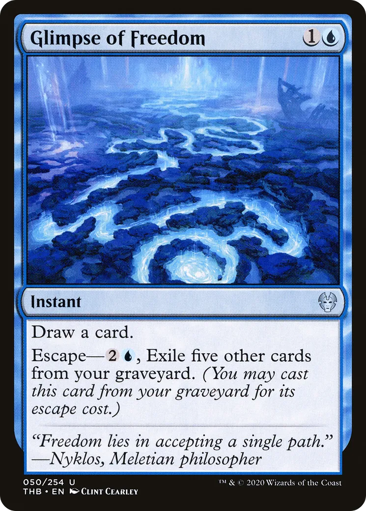 Aperçu de liberté — Theros Beyond Death — Magic: The Gathering