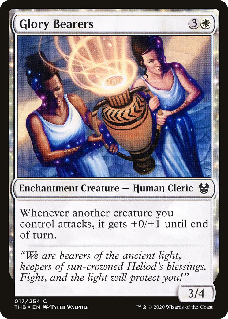Porteuses de gloire — Theros Beyond Death — Magic: The Gathering