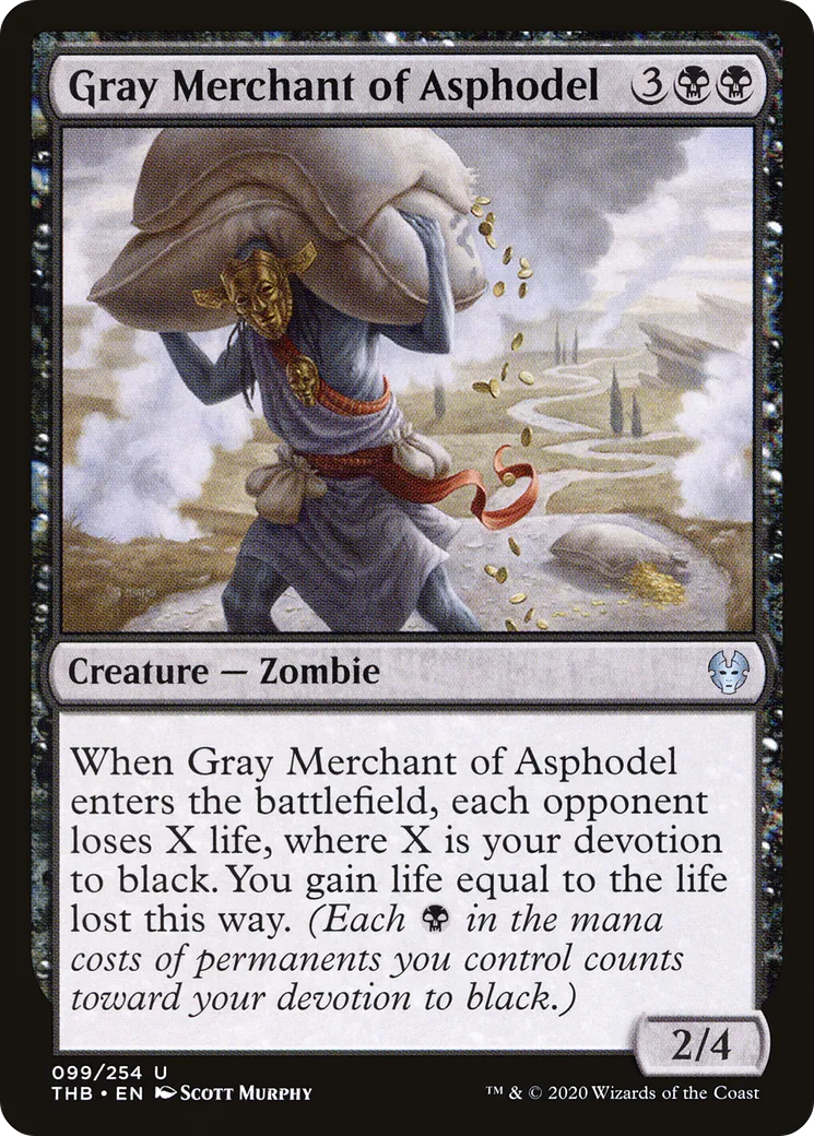 Marchand gris d'Asphodèle — Theros Beyond Death — Magic: The Gathering