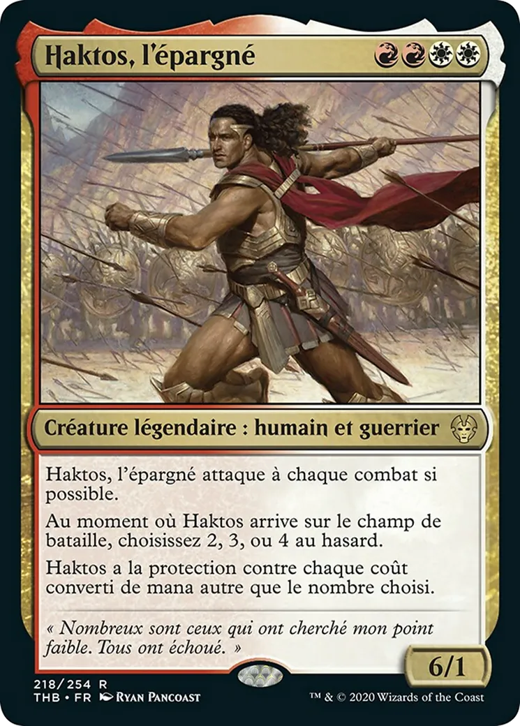 Haktos, l'épargné — Theros Beyond Death — Magic: The Gathering