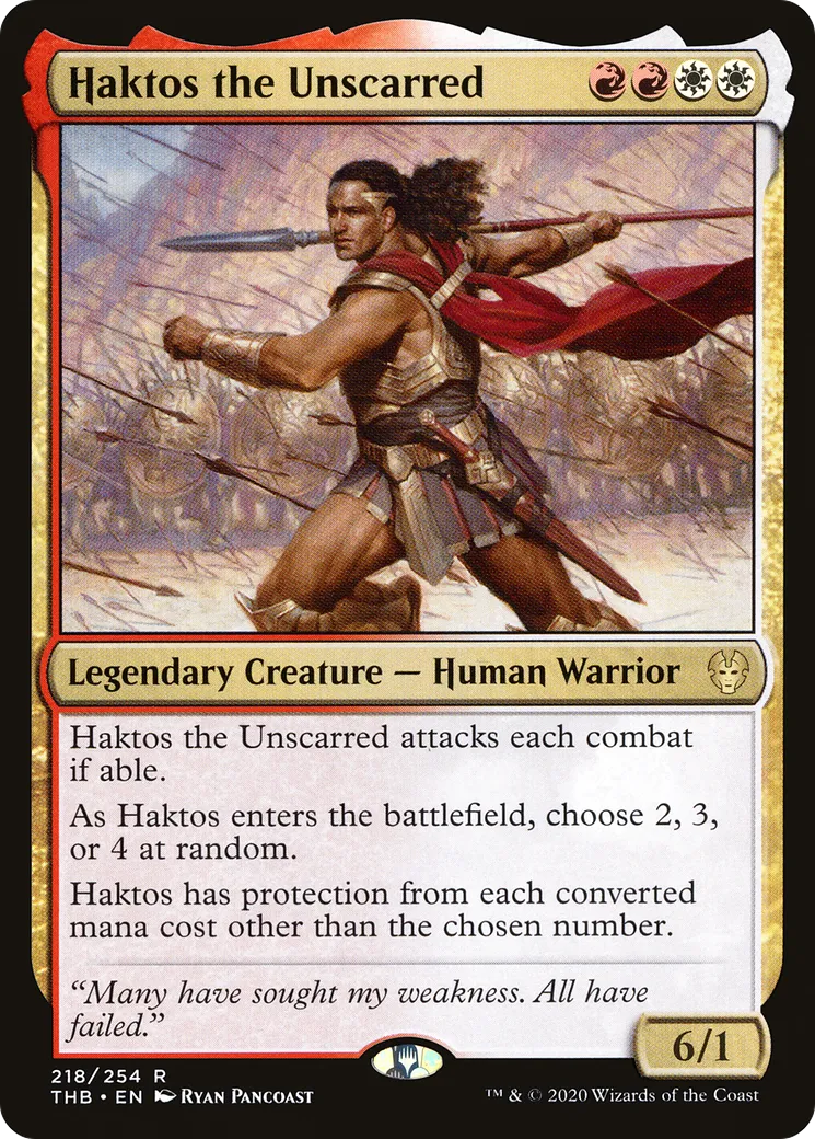Haktos, l'épargné — Theros Beyond Death — Magic: The Gathering