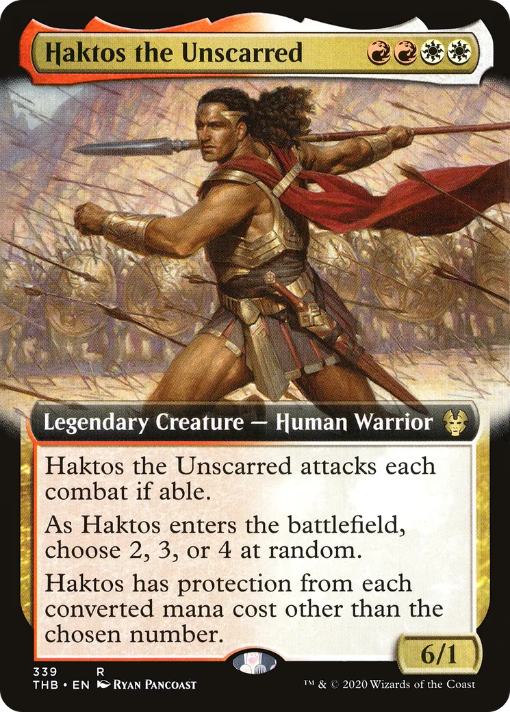 Haktos the Unscarred — Theros Beyond Death — Magic: The Gathering