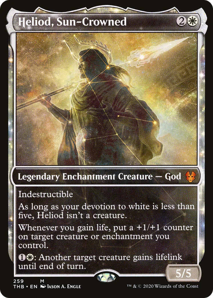 Heliod, Sun-Crowned — Theros Beyond Death — Magic: The Gathering