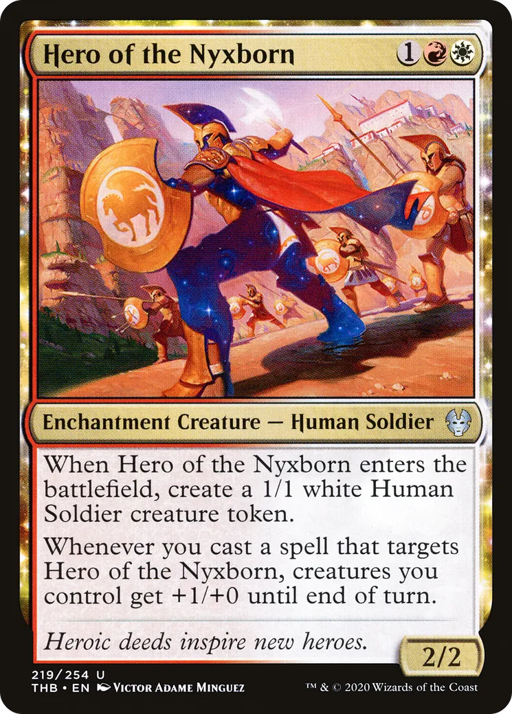 Hero of the Nyxborn — Theros Beyond Death — Magic: The Gathering