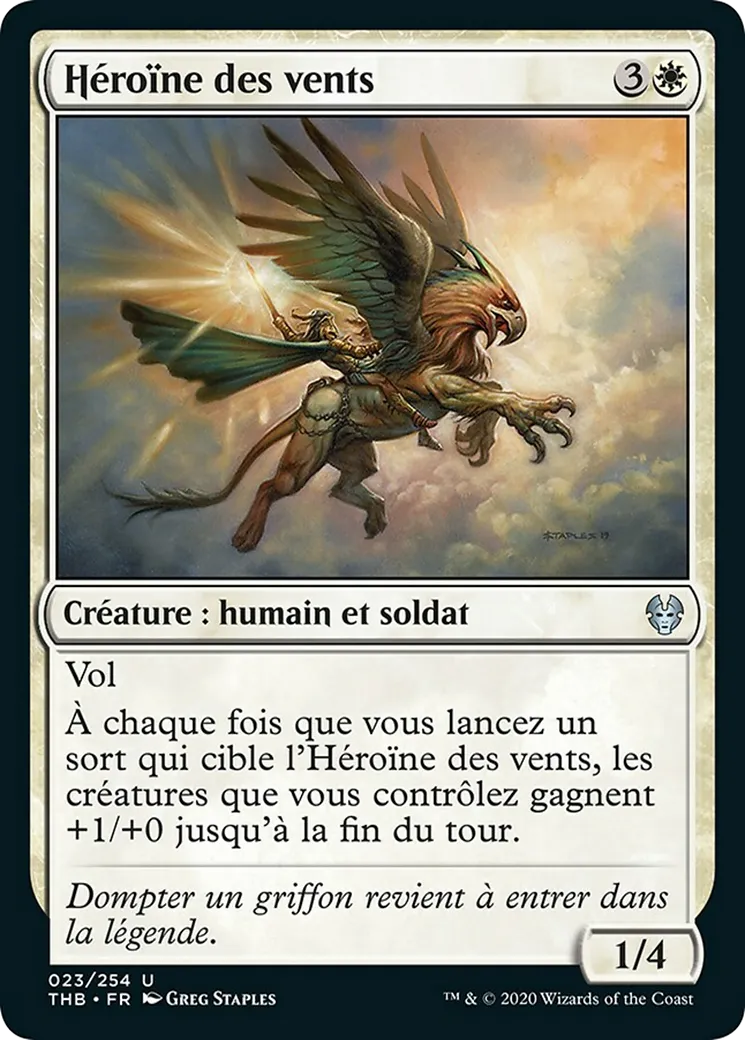 Héroïne des vents — Theros Beyond Death — Magic: The Gathering